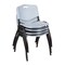 Cain Cain Square Table & Chair Set, Wood, Metal, Plastic Top, Mahogany TB3030MH47GY - alternate 6